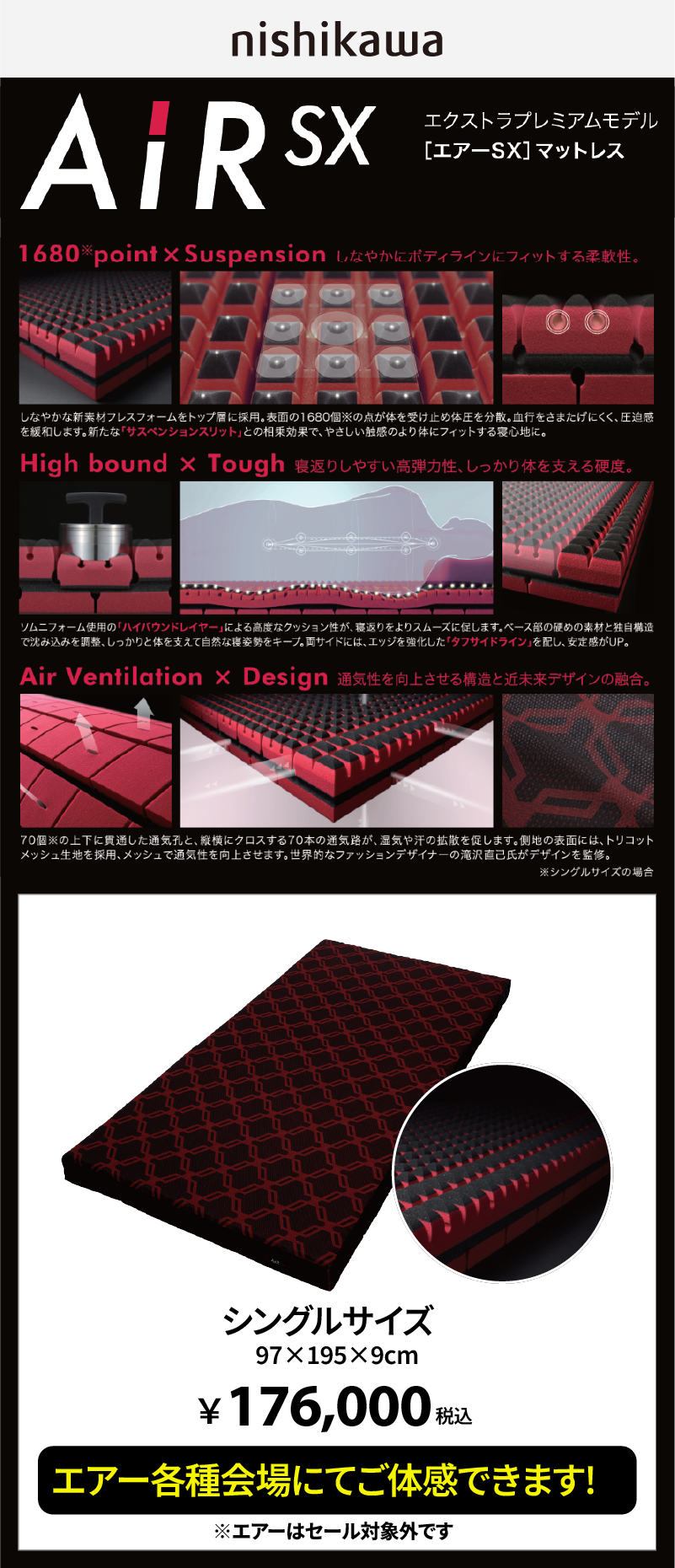 ベッドメーカー 西川Air