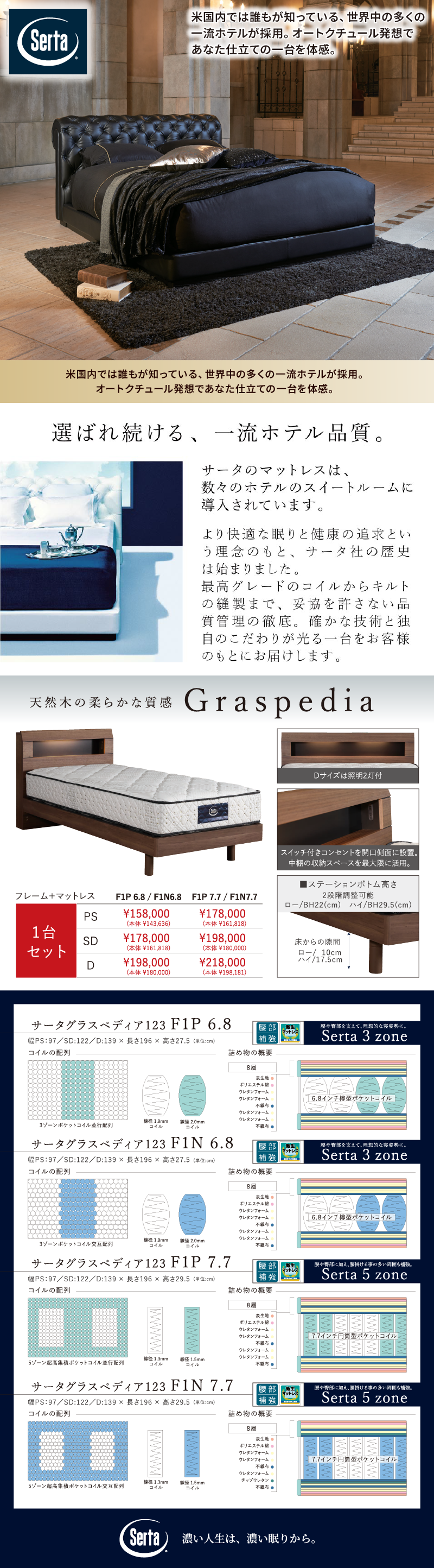 ベッドメーカー サータ