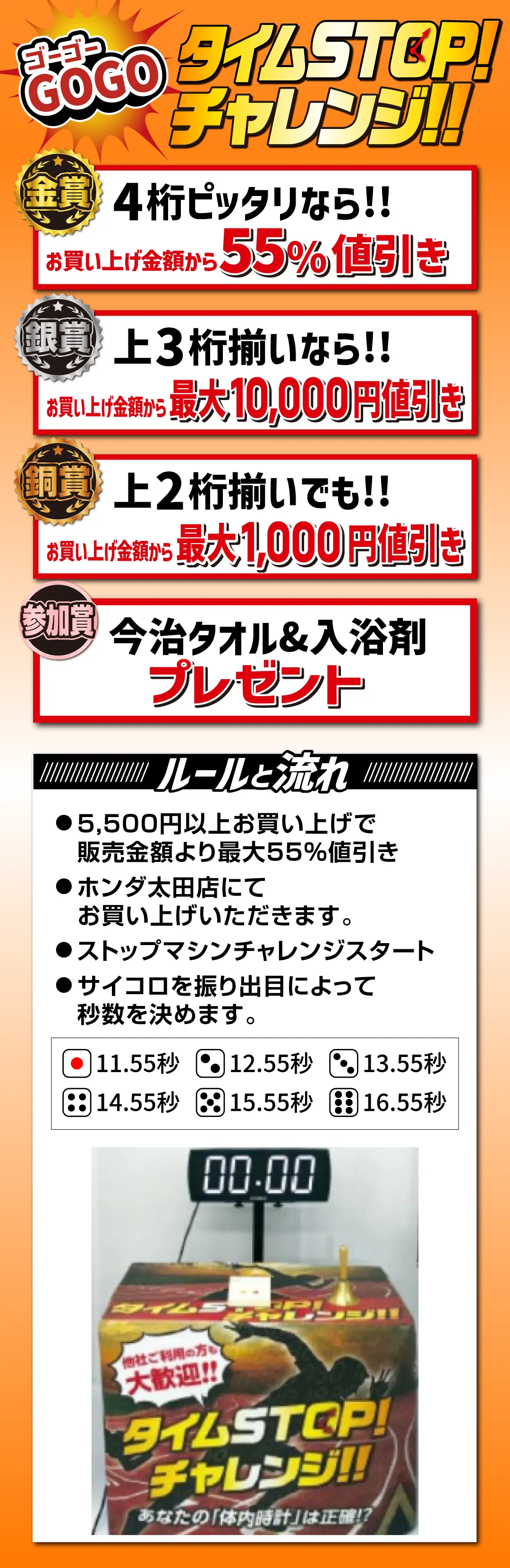 タイムストップチャレンジ